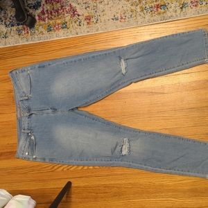 Just USA light washed boyfriend jeans